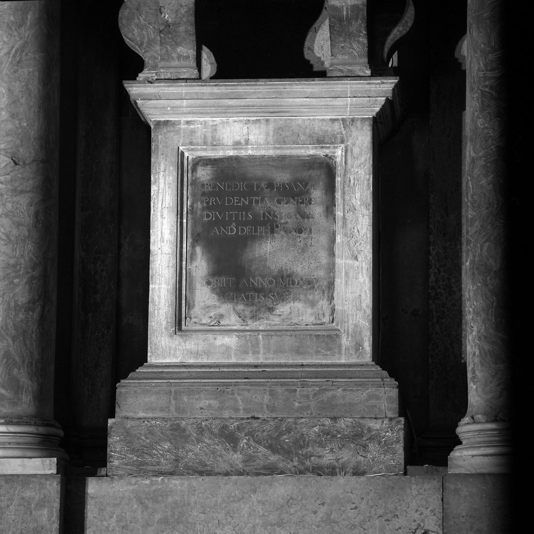 piedistallo, elemento d'insieme di Del Moro Giulio (inizio sec. XVII)
