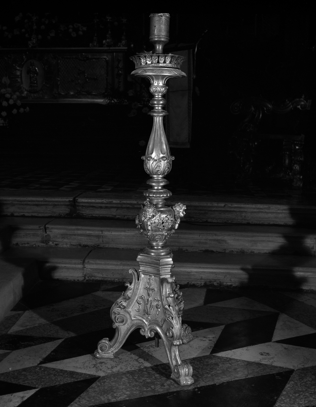 candelabro - ambito veneto (sec. XVIII)
