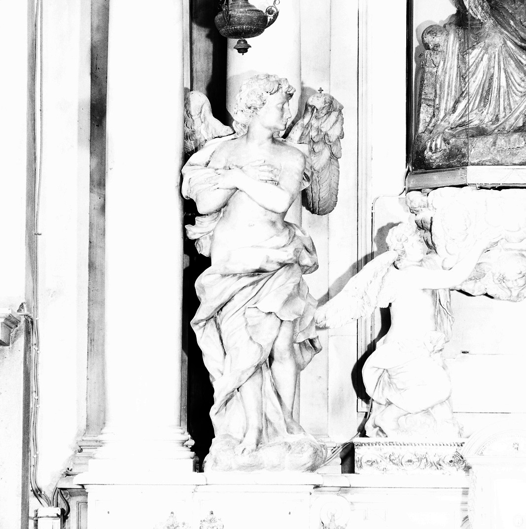 Angelo (statua, elemento d'insieme) - ambito veneziano (sec. XVII)