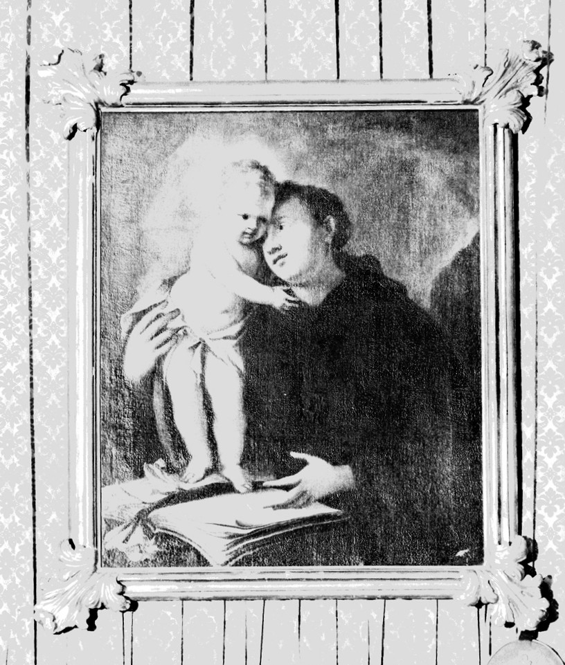 Sant'Antonio da Padova con il bambino (dipinto) - ambito veneto (sec. XIX)