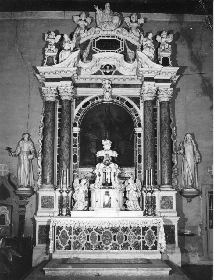 altare maggiore, insieme - ambito veneto (sec. XVII)