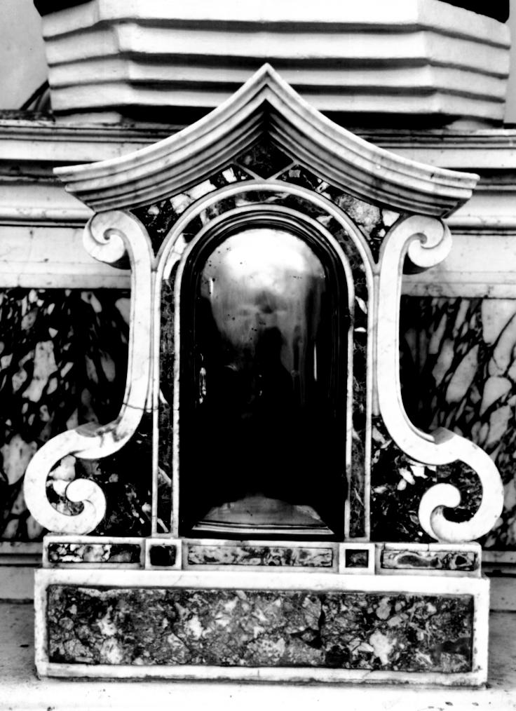 tabernacolo - a frontale architettonico - ambito veneto (sec. XVIII)