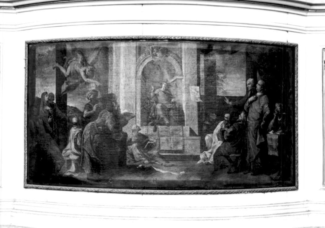 disputa di Gesù con i dottori del tempio (dipinto) - ambito veneto (sec. XVIII)