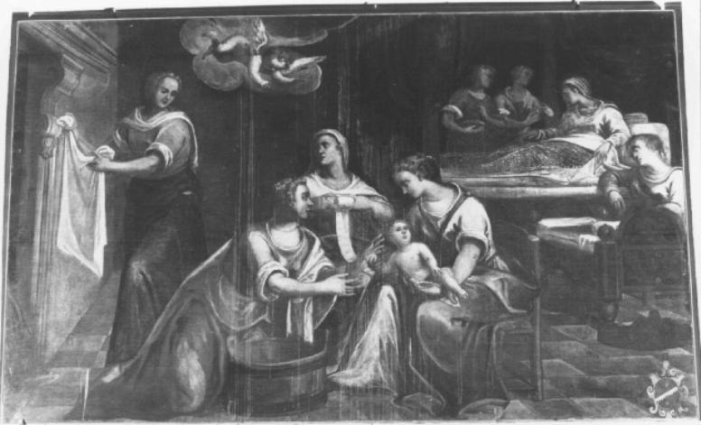 La Natività della Vergine (dipinto) - ambito veneto (secc. XVI/ XVII)