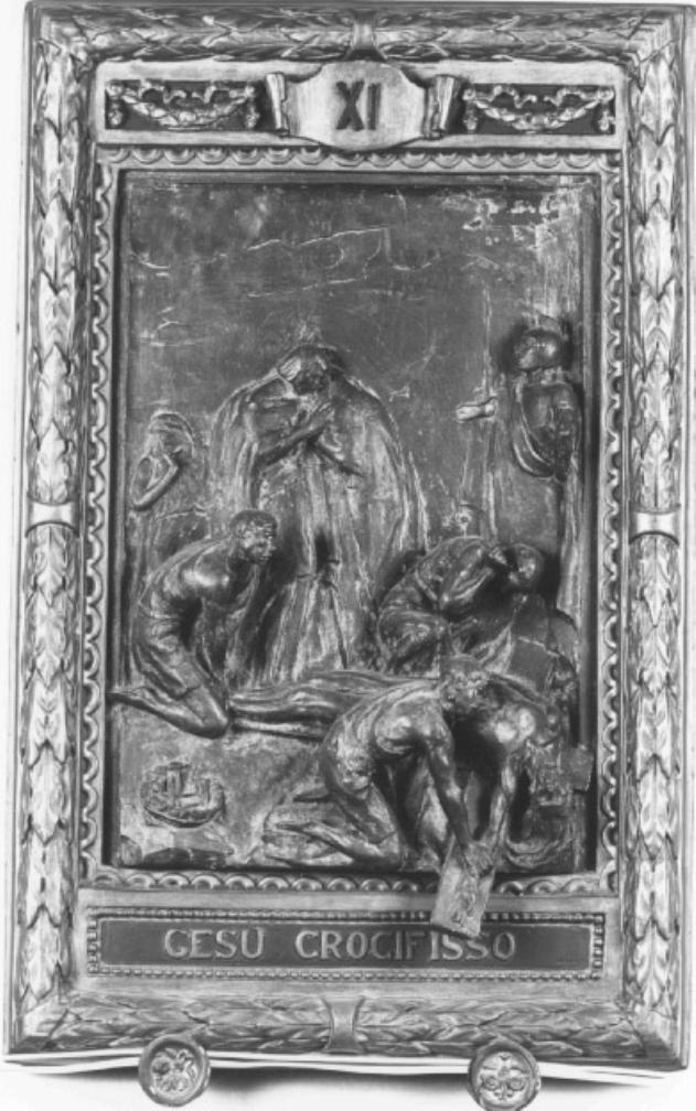 Via crucis - Staz. XI (rilievo) - ambito veneto (secondo quarto sec. XVIII)