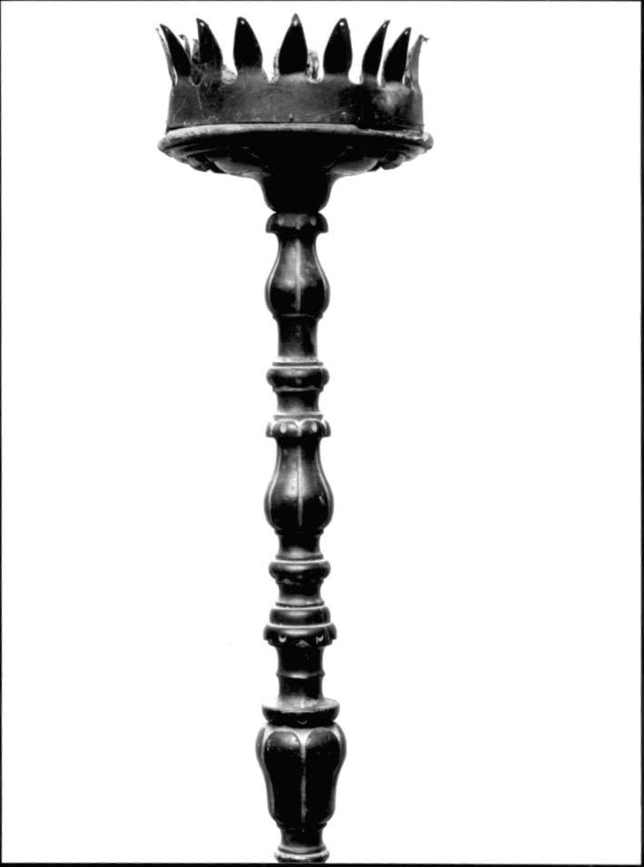 candelabro portatile - ambito veneto (sec. XIX)