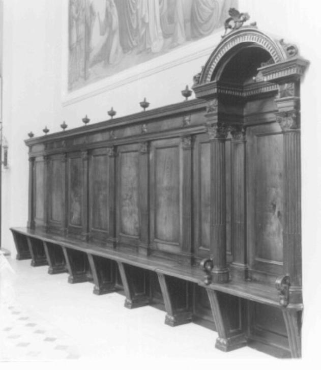 stalli del coro di Canton Giovanni - ambito veneto (sec. XIX)