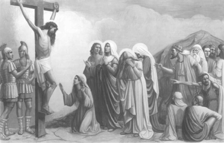crocifissione (dipinto) di Miglioraro Armando, Miglioraro Galliano (sec. XX)
