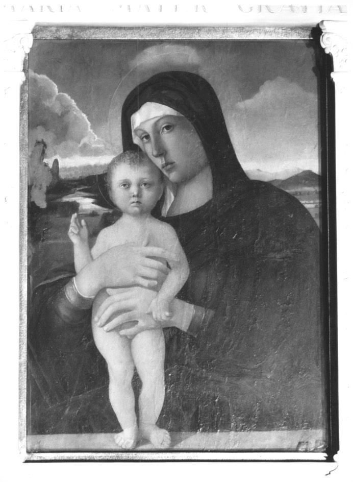 Madonna con Bambino benedicente (dipinto) - ambito veneto (sec. XV)