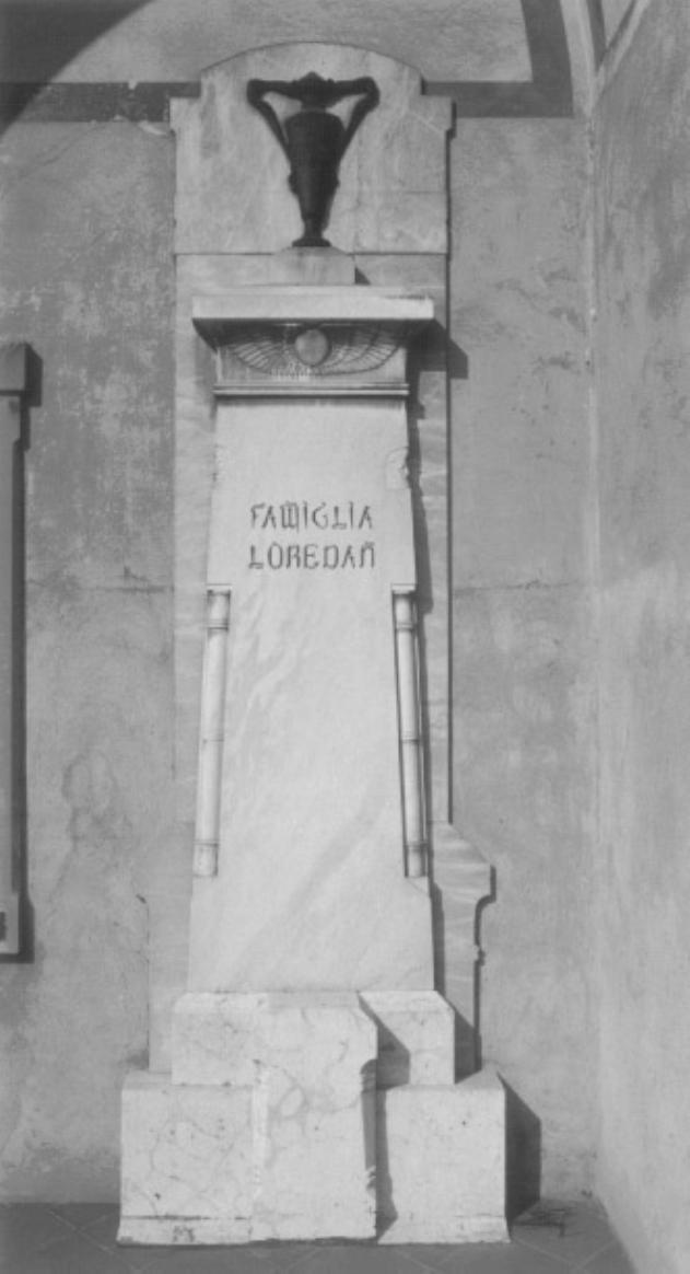 stele funeraria - ambito veneto (secc. XIX/ XX)