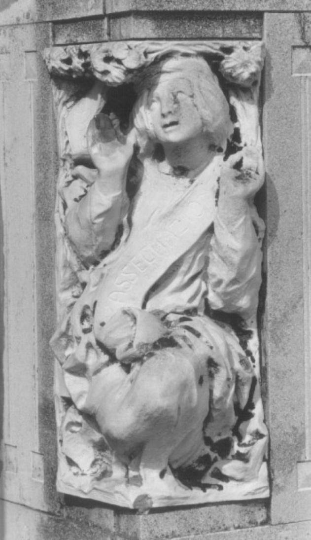 figura allegorica femminile: la Rassegnazione (scultura) di Penello Antonio (sec. XX)