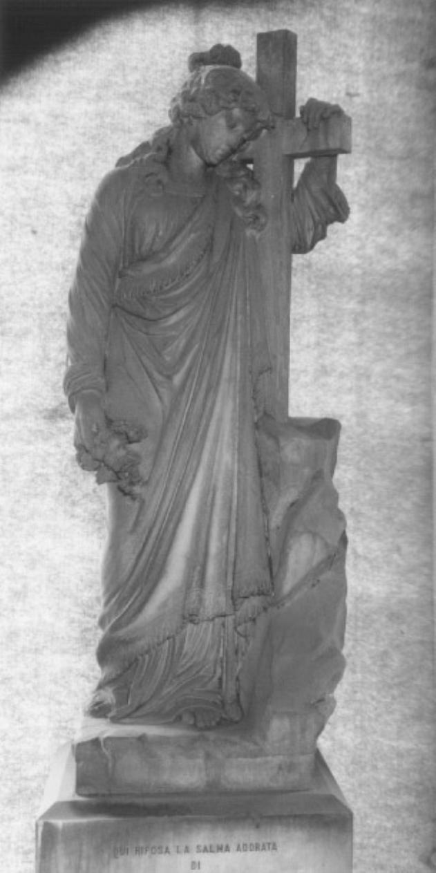 angelo con croce (statua) - ambito veneto (sec. XX)