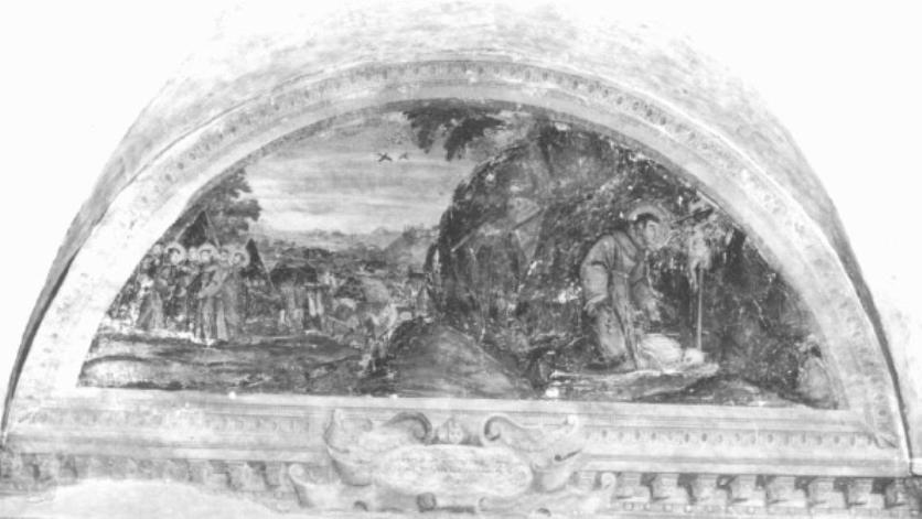 Sant'Antonio nel deserto (dipinto) di Torri Pietro Antonio (e aiuti) (sec. XVII)