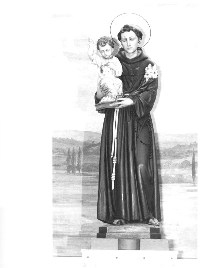 Sant'Antonio da Padova e Gesù Bambino (statua) - ambito veneto (sec. XIX)
