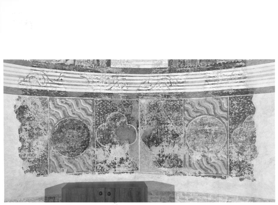 motivo decorativo a finto marmo (dipinto) - ambito veneto (primo quarto sec. XIII)