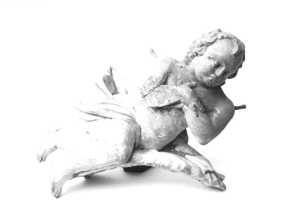 angioletto orante (statua, elemento d'insieme) - ambito veneto (secc. XVII/ XVIII)