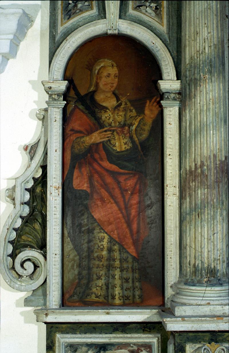 Santa Giustina (dipinto, elemento d'insieme) - bottega veneta (sec. XVI)