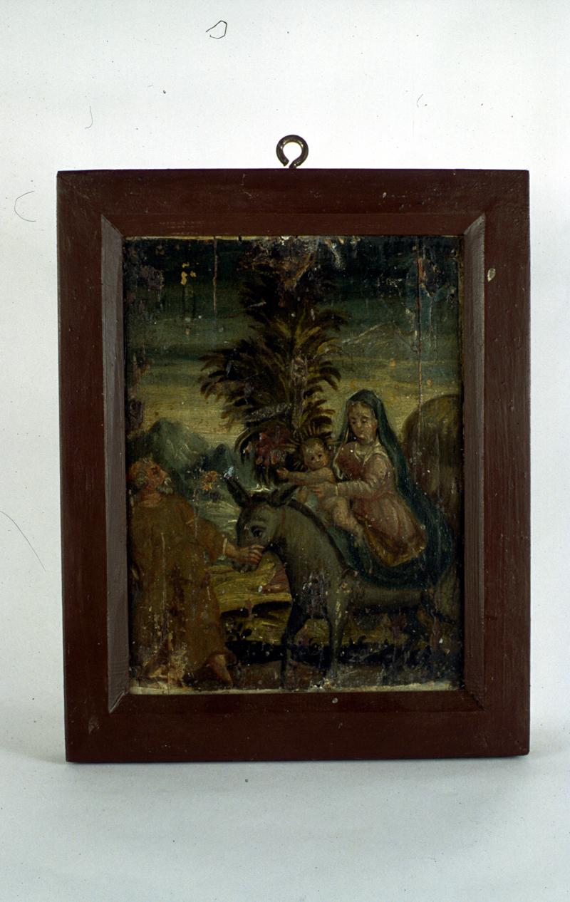 Fuga in Egitto (dipinto) - manifattura veneta (fine/inizio secc. XVII/ XVIII)