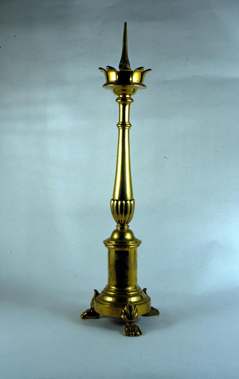 candeliere d'altare, serie - manifattura veneta (sec. XIX)