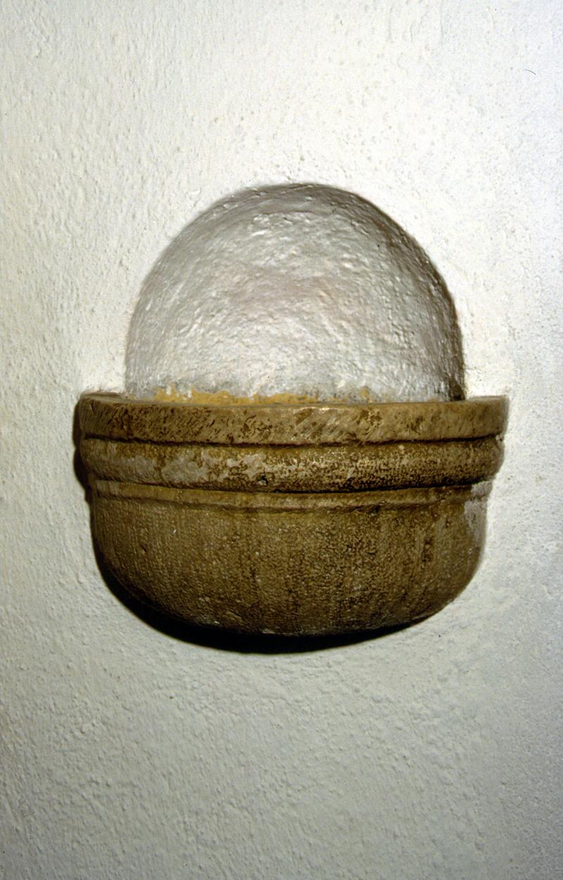 acquasantiera da parete - manifattura veneta (fine/inizio secc. XVII/ XVIII)