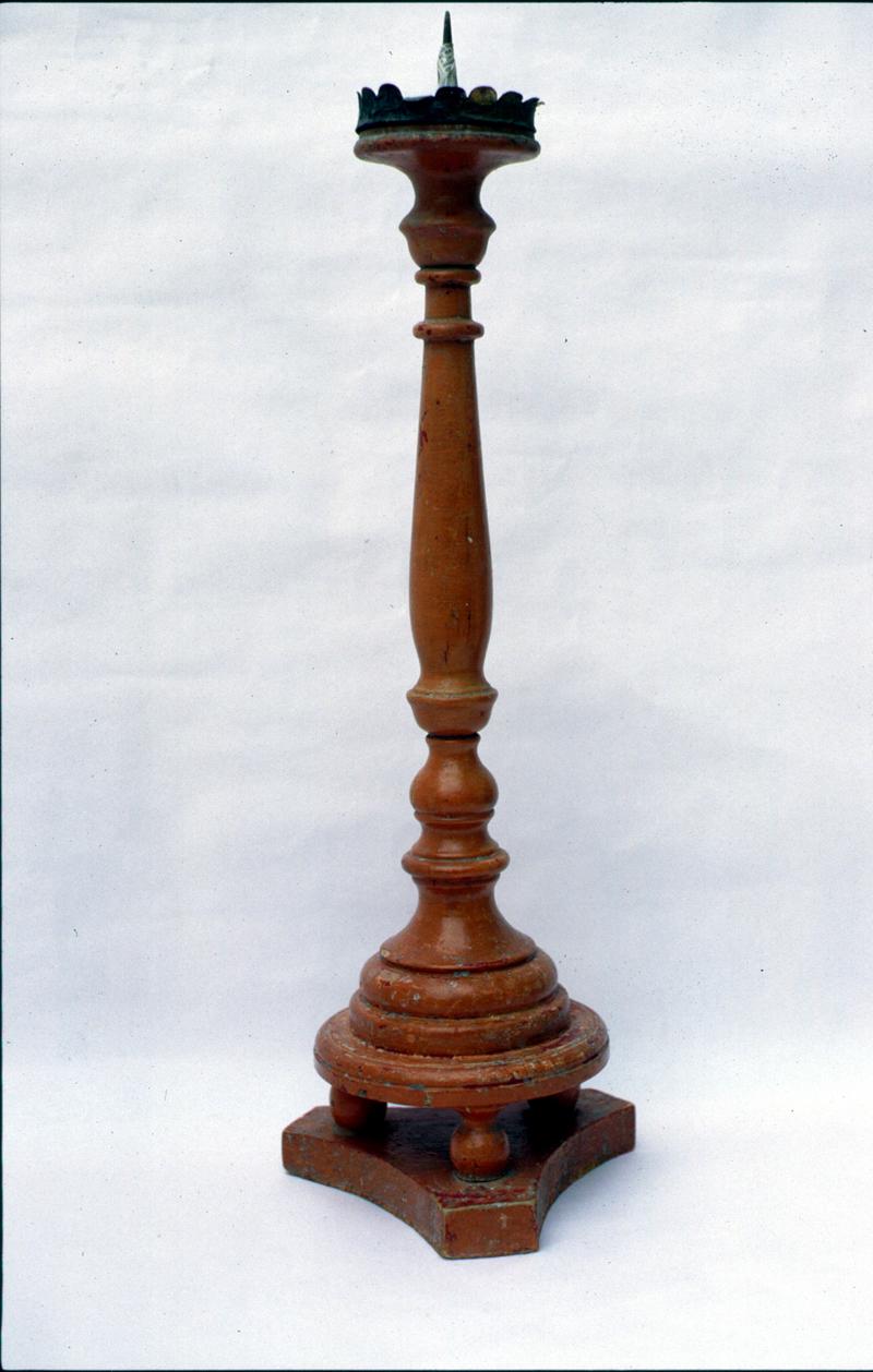 candeliere d'altare, serie - manifattura veneta (fine/inizio secc. XVII/ XVIII)