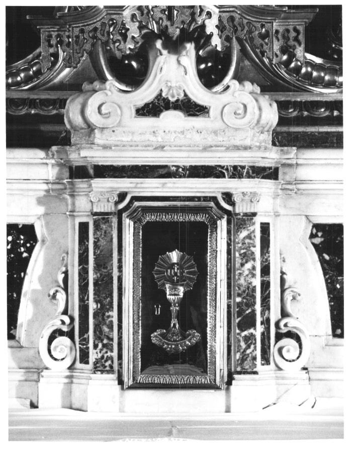 tabernacolo - a frontale architettonico - ambito veneto (sec. XVIII)