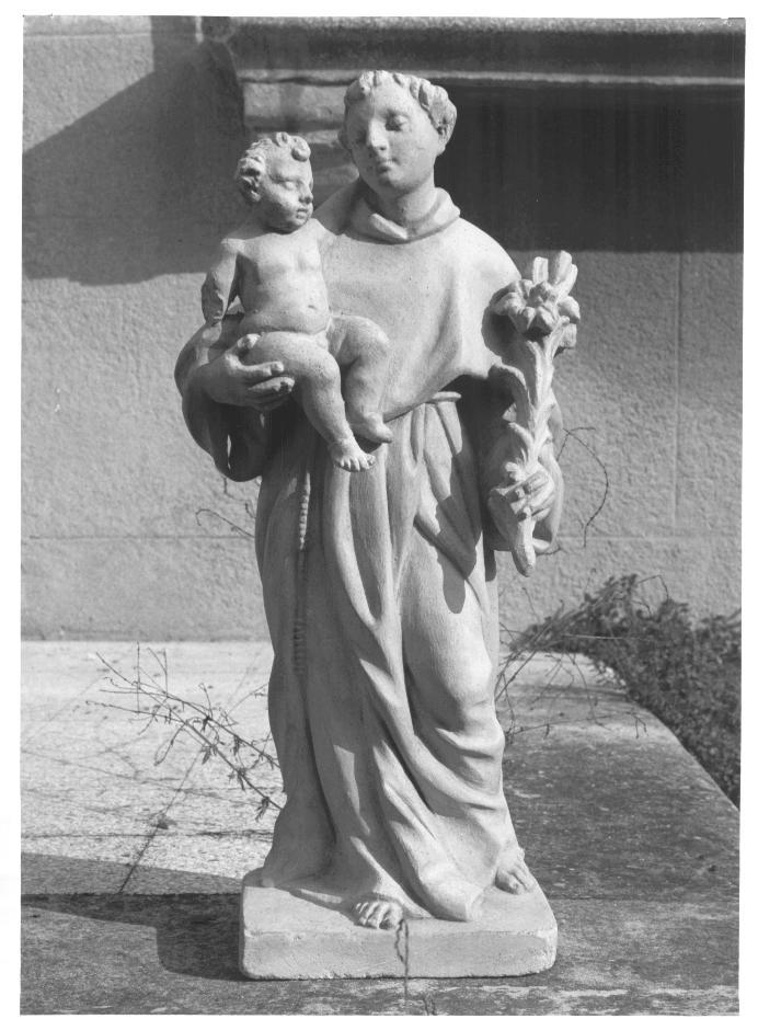 Sant'Antonio da Padova con Gesù Bambino (gruppo scultoreo) - ambito veneto (sec. XVIII)