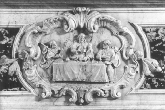 Cena in Emmaus (rilievo) di Danieletti Pietro Antonio - ambito padovano (sec. XVIII)