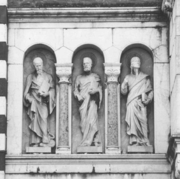 apostoli (statua, serie) di Sanavio Natale, Rizzo Giovanni - ambito padovano (sec. XIX)