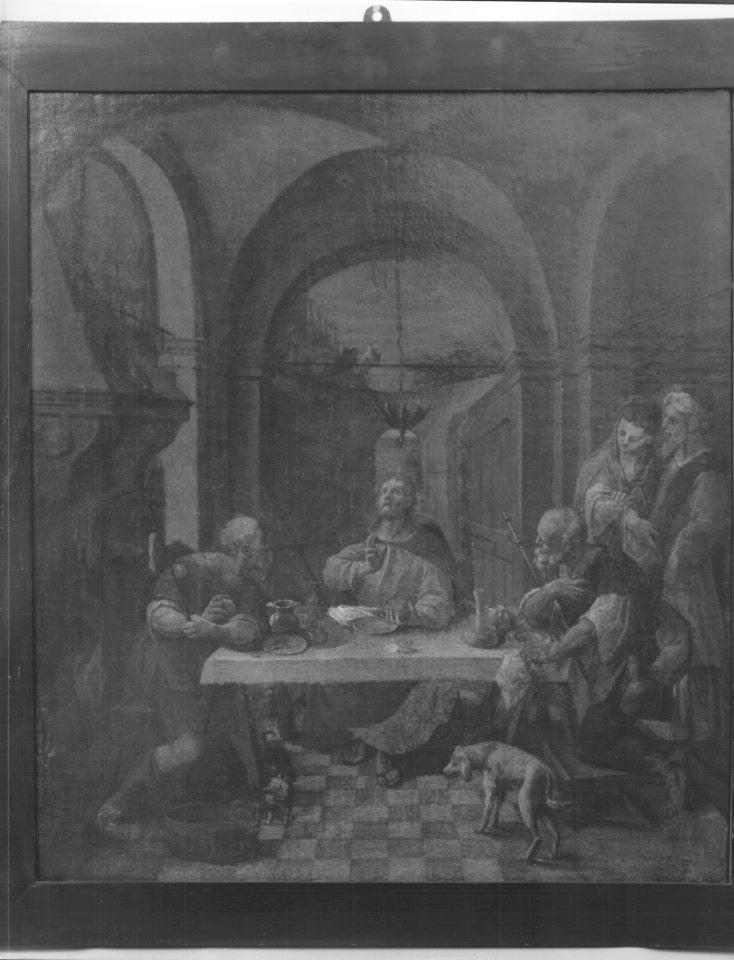 Cena in Emmaus (dipinto) - ambito veneto (inizio sec. XVIII)