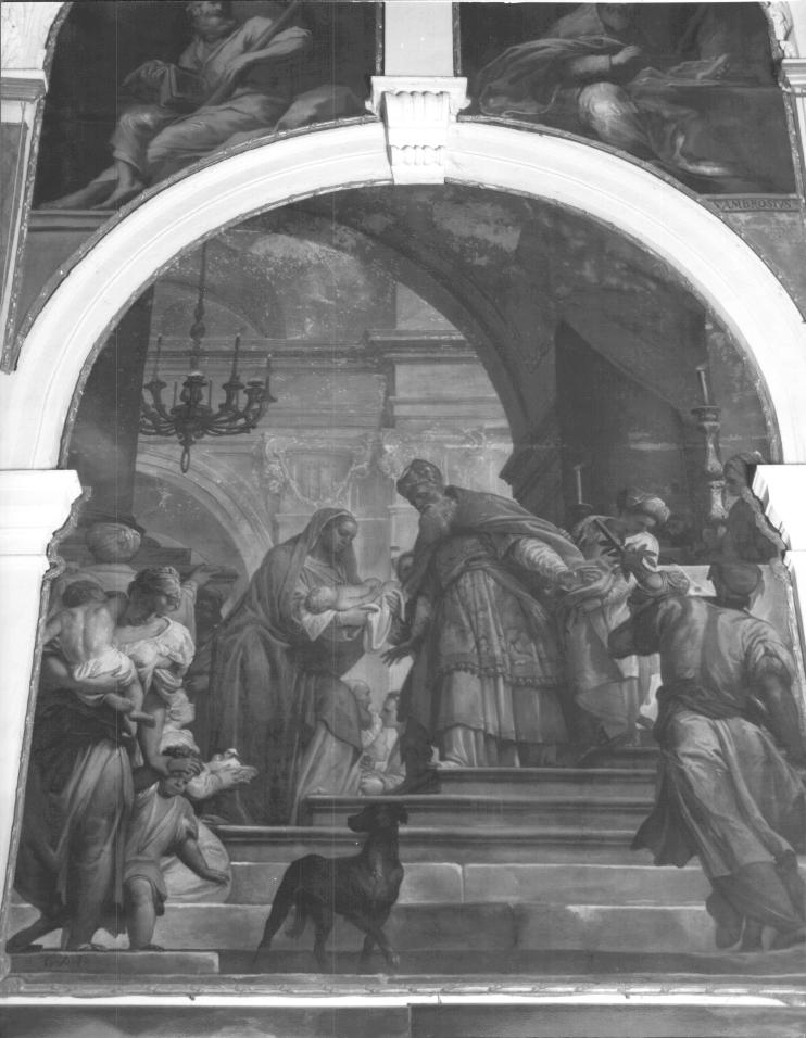 presentazione di Gesù al tempio (dipinto) - ambito veneto (sec. XIX)