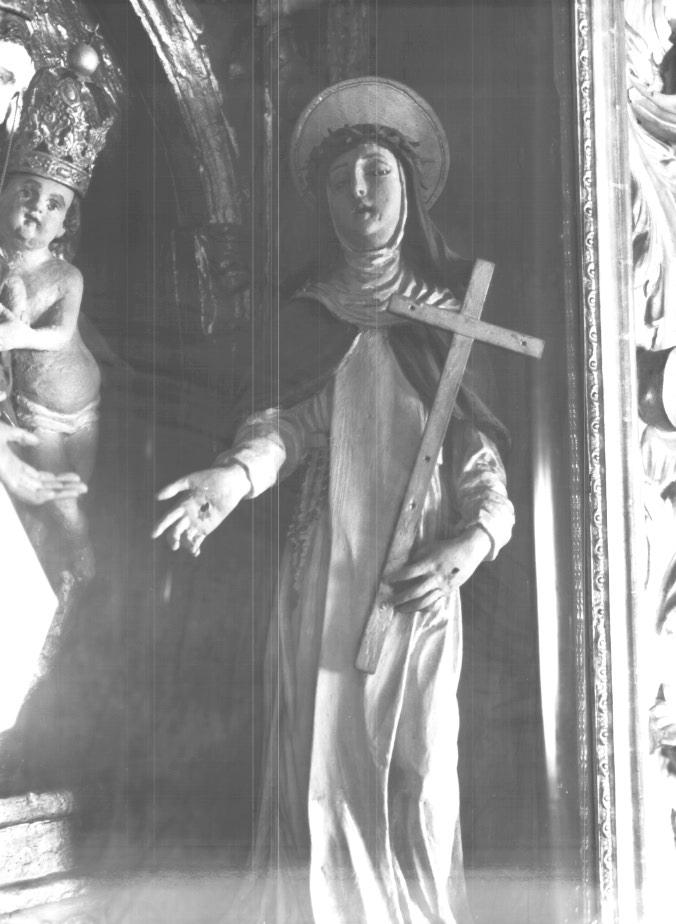 Santa Chiara (statua) - ambito veneto (fine/inizio secc. XVI/ XVII)