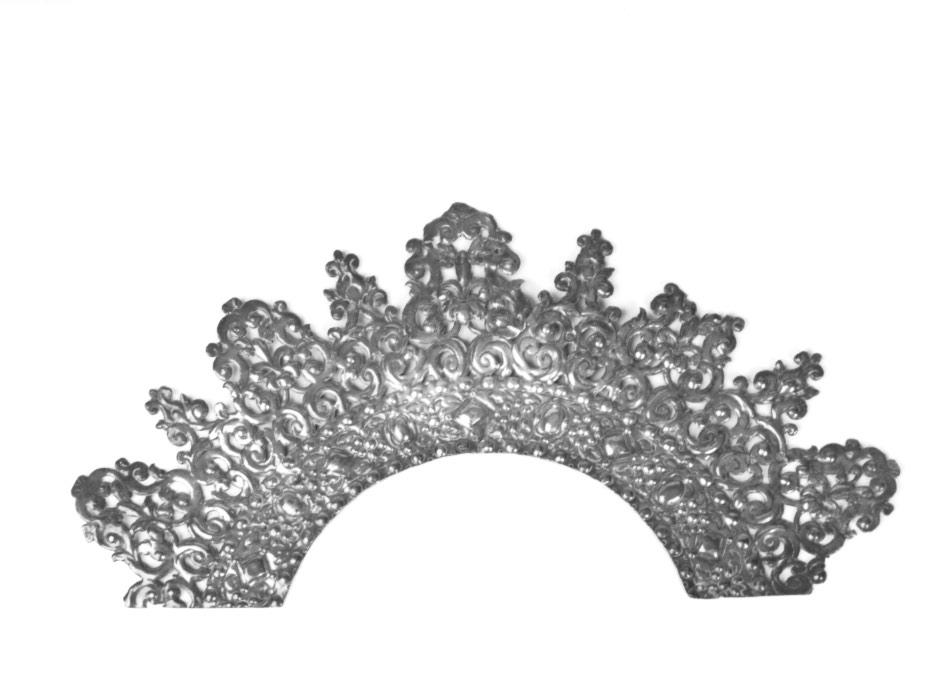 corona di immagine sacra - ambito veneto (secc. XVII/ XVIII)