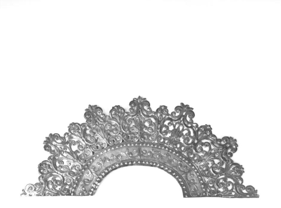 corona di immagine sacra - ambito veneto (secc. XVII/ XVIII)
