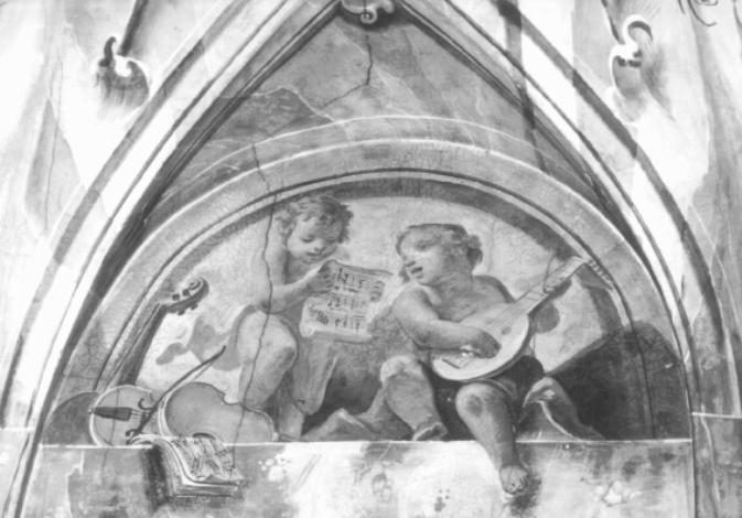 allegoria della Musica (dipinto) di Le Gru Giuseppe (sec. XVIII)