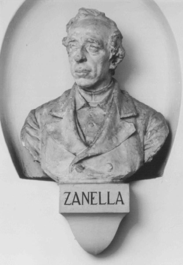 busto ritratto di Giacomo Zanella (scultura) - ambito veneto (sec. XIX)