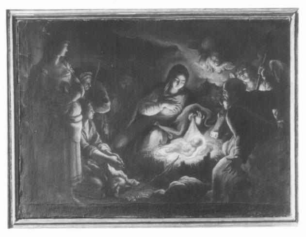 adorazione dei pastori (dipinto) di Franceschini Marcantonio (attribuito) (secc. XVII/ XVIII)