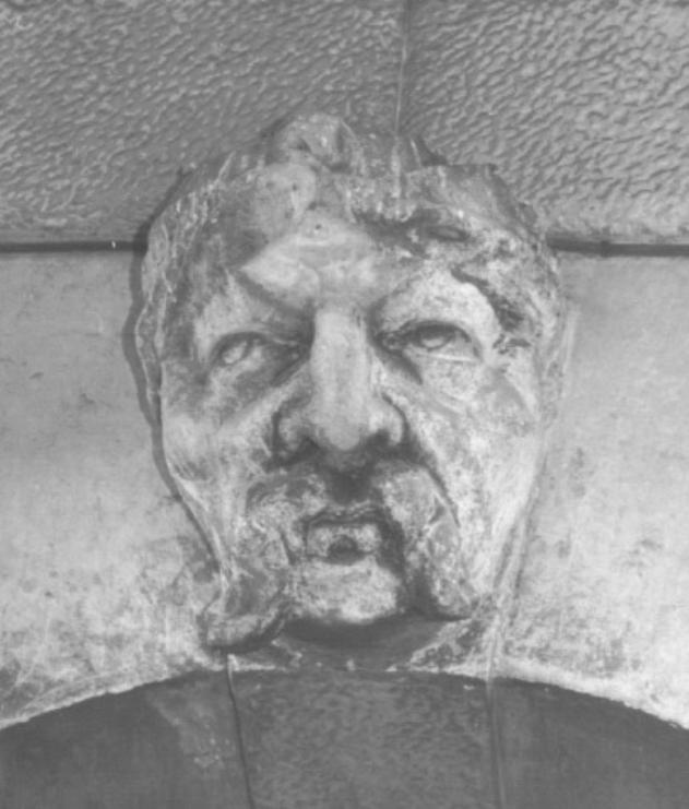testa di uomo con baffi (scultura) di Viola Zanini Giuseppe - ambito padovano (primo quarto sec. XVII)