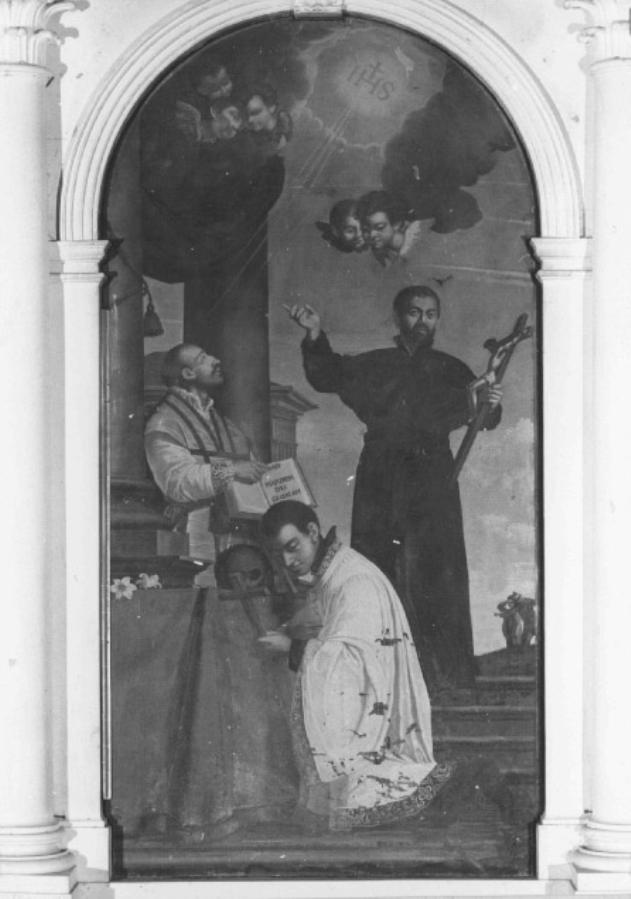 San Luigi Gonzaga e San Filippo Neri (dipinto) - ambito veneto (sec. XIX)