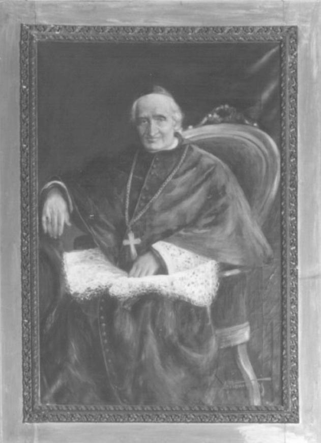 ritratto del vescovo Ferigo dei Marchesi Manfredini (dipinto) di Tommasi Giuliano (sec. XIX)