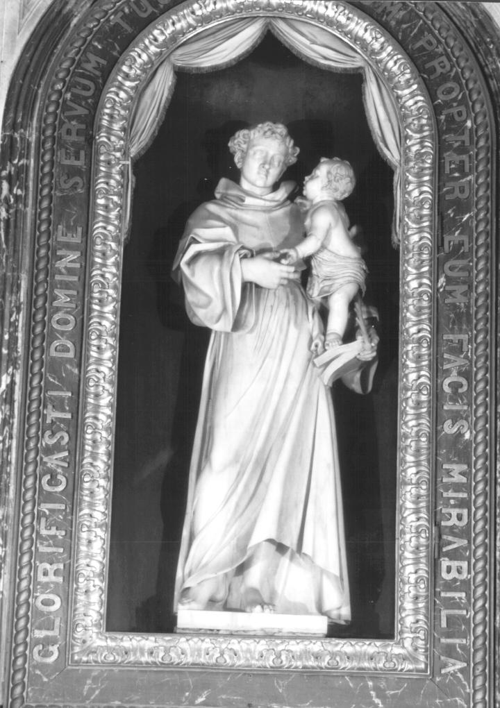 Sant'Antonio da Padova e Gesù Bambino (statua) - ambito veneto (sec. XVII)