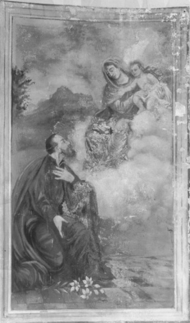 Madonna con Bambino e San Gaetano da Thiene (dipinto) di Moech Girolamo - ambito veneto (prima metà sec. XIX)