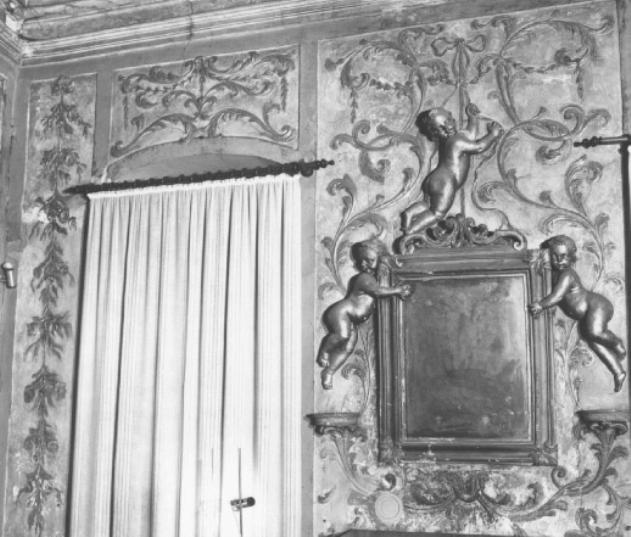 motivi decorativi con putti (decorazione plastica) - ambito veneto (sec. XVIII)