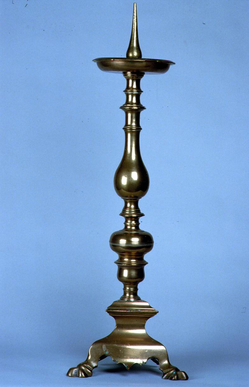 candeliere d'altare, serie - bottega veneta (fine sec. XIX)