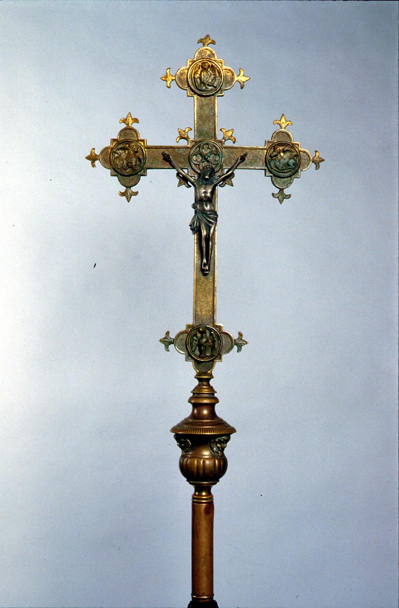 croce processionale - bottega veneta (fine/inizio secc. XIX/ XX)