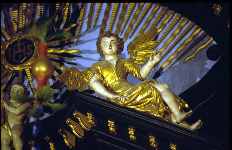 angeli adoranti (scultura, elemento d'insieme) - manifattura cadorina (sec. XIX)