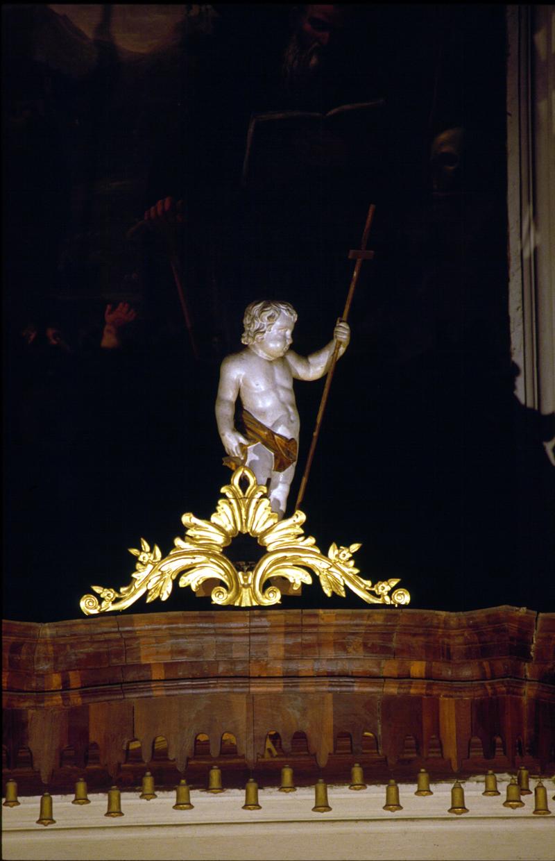 Gesù Bambino (scultura, elemento d'insieme) - manifattura cadorina (sec. XVIII)