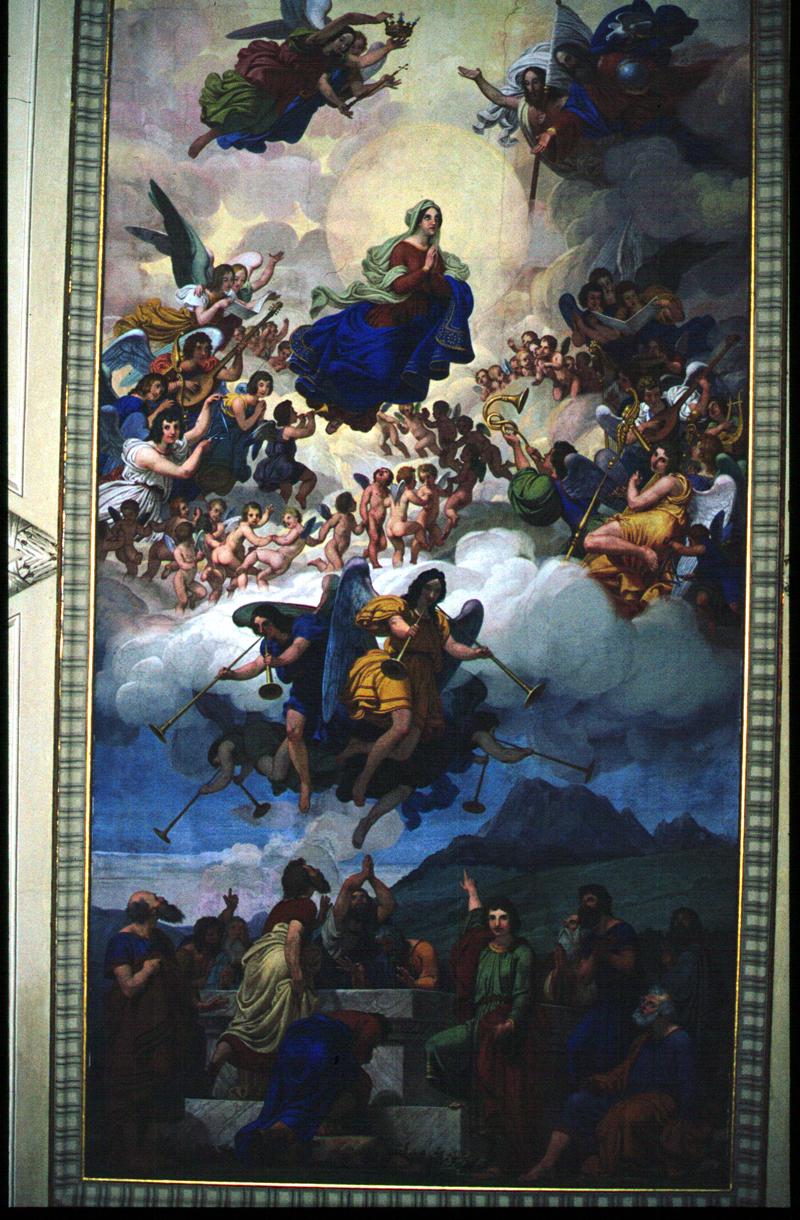 assunzione della Madonna (dipinto) di Demin Giovanni - ambito veneto (sec. XIX)