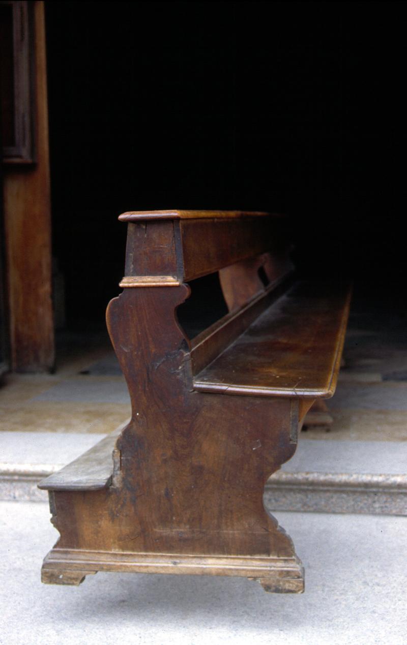 banco da chiesa, serie - manifattura cadorina (sec. XIX)