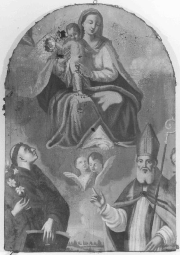 Madonna con Bambino e Santi (dipinto) - ambito bellunese (sec. XIX)